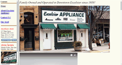 Desktop Screenshot of excelsiorappliance.com